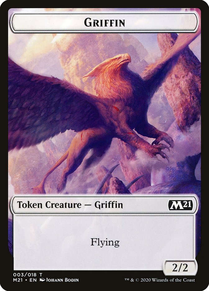Beast // Griffin Double-sided Token [Core Set 2021 Tokens] (TM21 10)