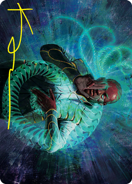 Biomathematician Art Card (Gold-Stamped Signature) [Strixhaven: School of Mages Art Series] (ASTX 21)