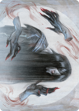 Clawing Torment Art Card [Kamigawa: Neon Dynasty Art Series] (ANEO 32)