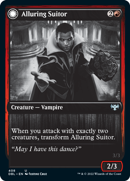 Alluring Suitor // Deadly Dancer [Innistrad: Double Feature] (DBL 408)