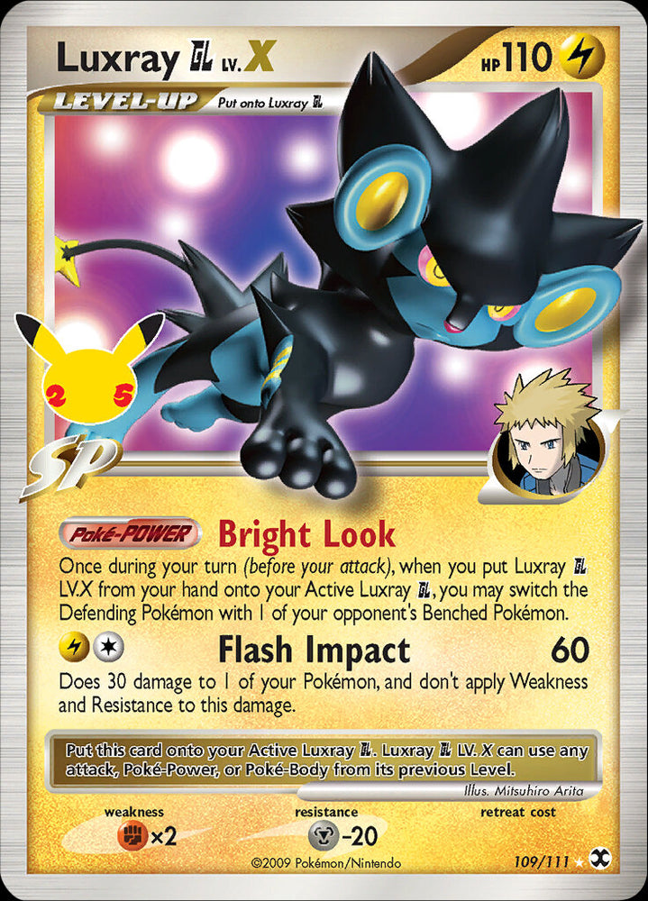Luxray GL LV.X (109/111) [Celebrations: Classic Collection]