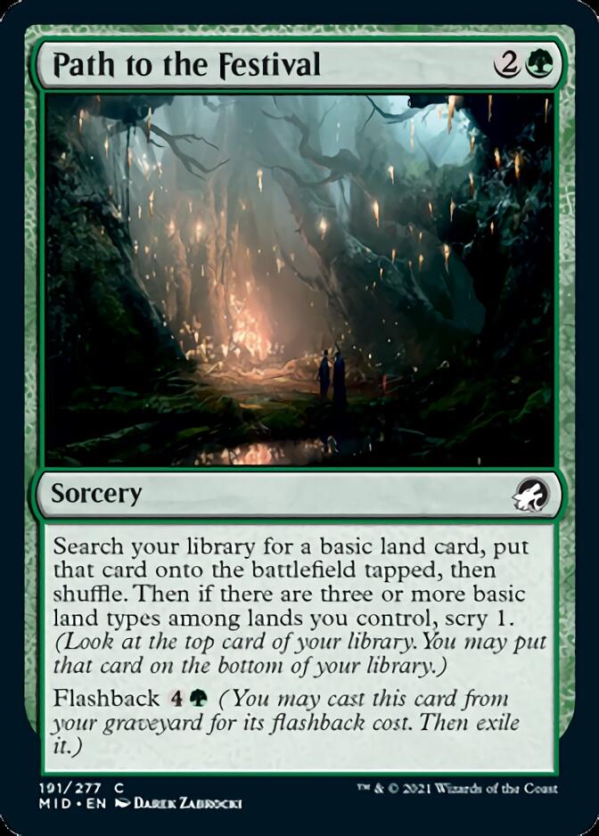 Path to the Festival [Innistrad: Midnight Hunt] (MID 191)