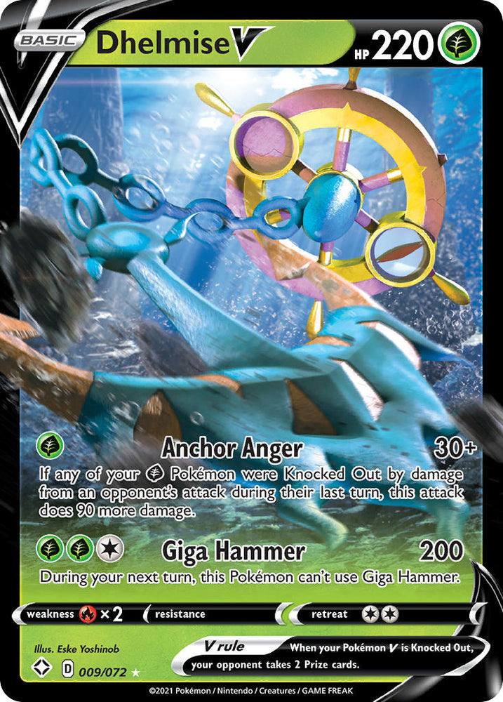 Dhelmise V (9/72) [Sword & Shield: Shining Fates]
