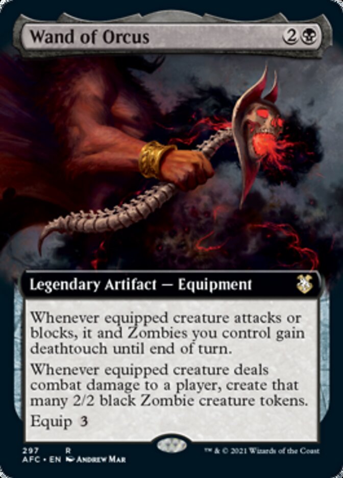 Wand of Orcus (Extended) [Dungeons & Dragons: Adventures in the Forgotten Realms Commander] (AFC 297)