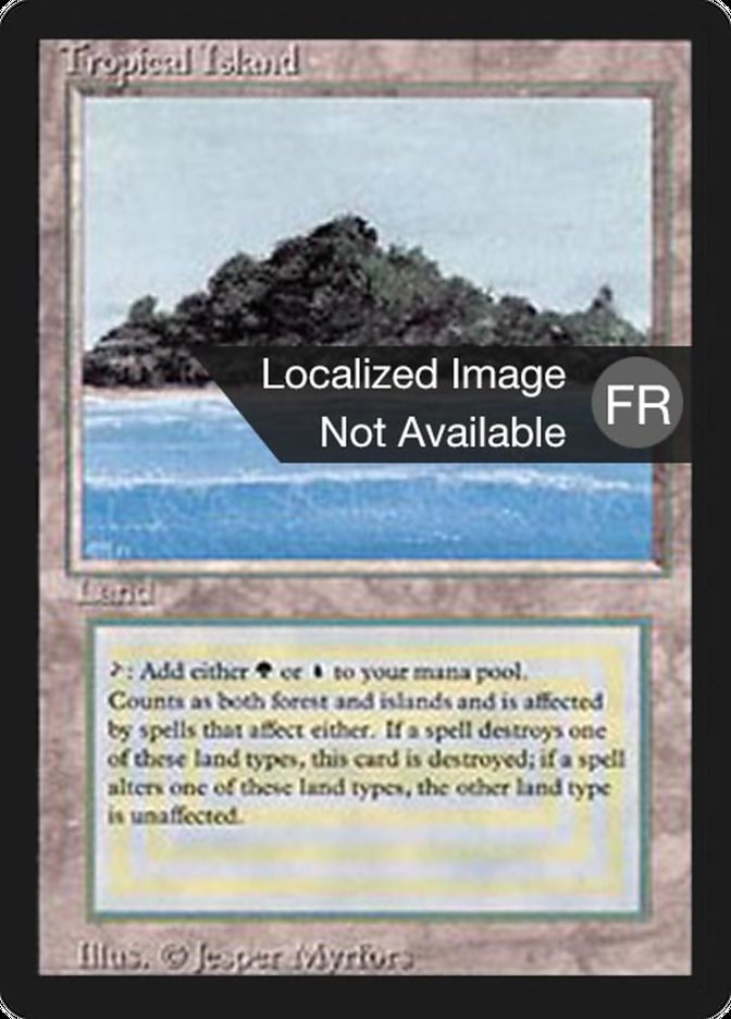 Tropical Island [Foreign Black Border] (FBB 288)