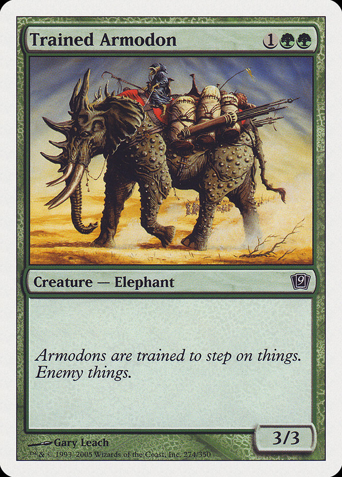 Trained Armodon [Ninth Edition] (9ED 274)