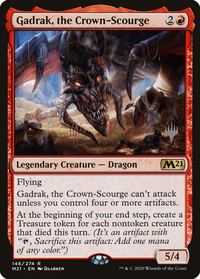 Gadrak, the Crown-Scourge (Promo Pack) [Core Set 2021 Promos] (PM21 146P)