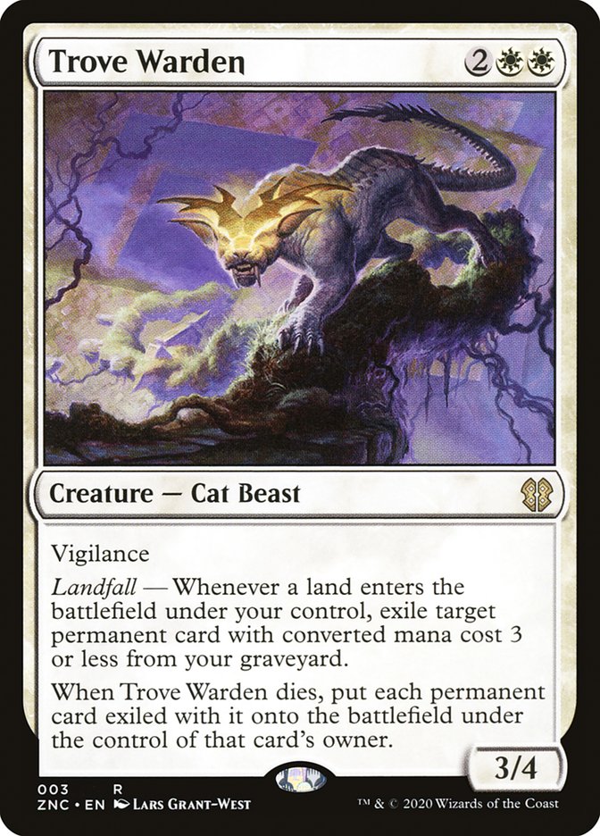Trove Warden [Commander: Zendikar Rising] (ZNC 3)