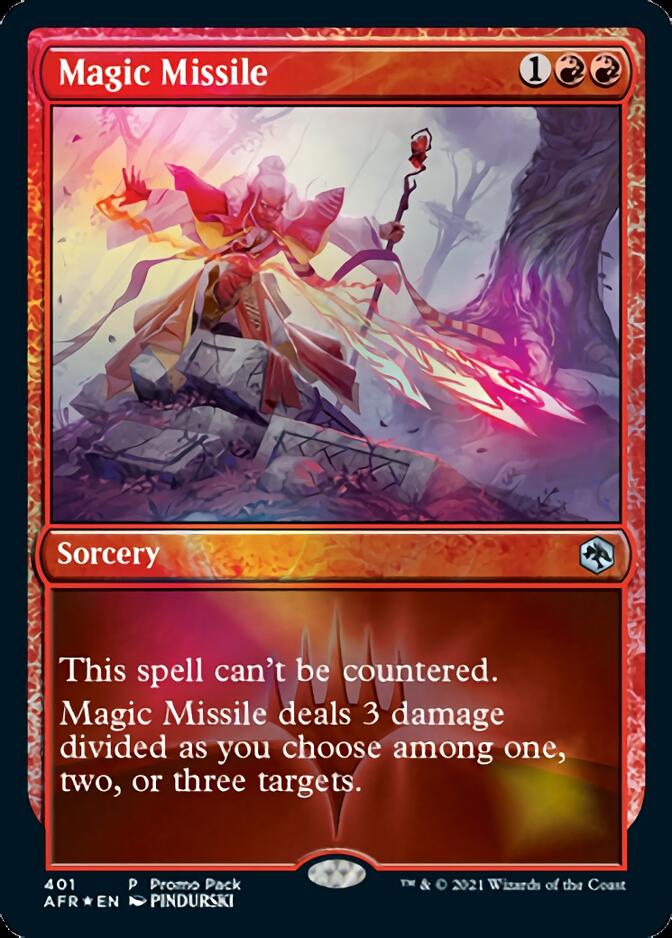 Magic Missile (Promo Pack) [Dungeons & Dragons: Adventures in the Forgotten Realms] (AFR 401)