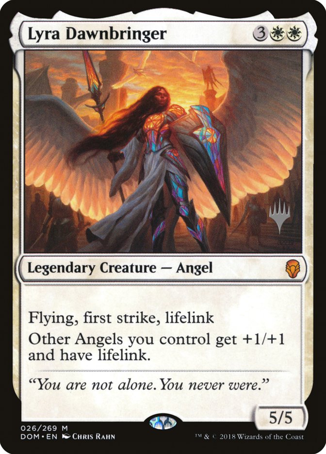 Lyra Dawnbringer (Promo Pack) [Dominaria Promos] (PDOM 26P)