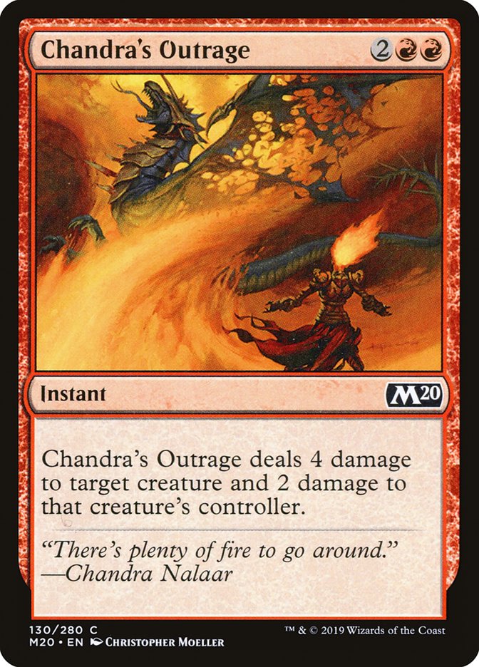 Chandra's Outrage [Core Set 2020] (M20 130)
