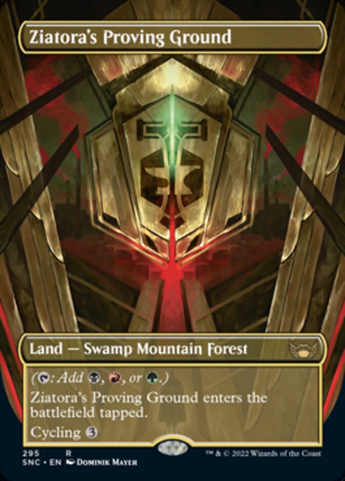 Ziatora's Proving Ground (Borderless Alternate Art) [Streets of New Capenna] (SNC 295)