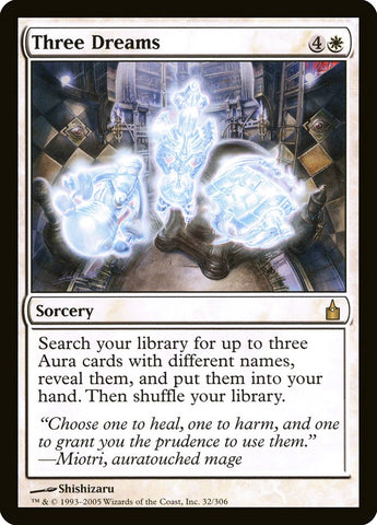 Three Dreams [Ravnica: City of Guilds] (RAV 32)