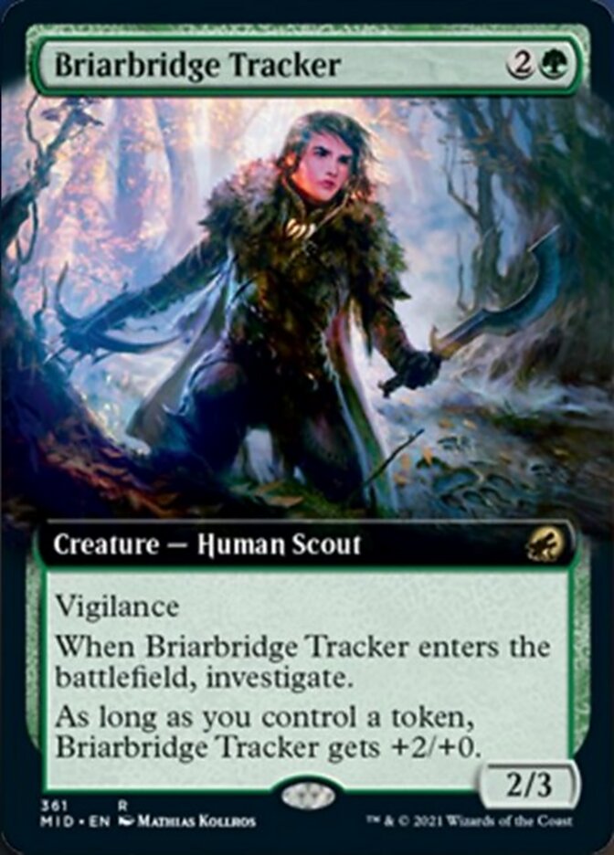 Briarbridge Tracker (Extended) [Innistrad: Midnight Hunt] (MID 361)