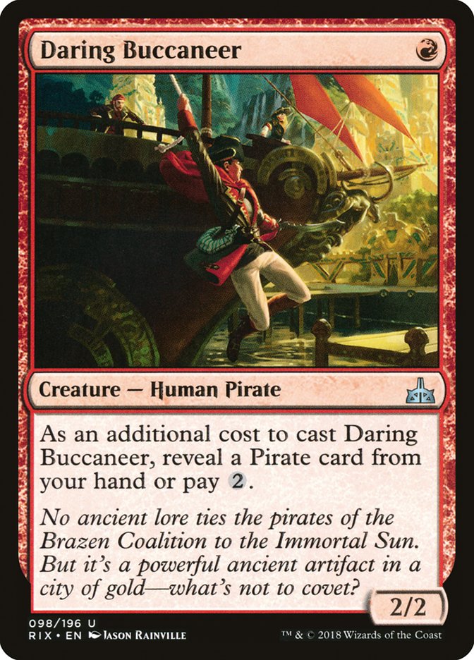 Daring Buccaneer [Rivals of Ixalan] (RIX 98)