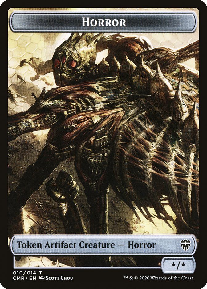 Copy // Horror Token [Commander Legends Tokens] (TCMR 13 // 10)