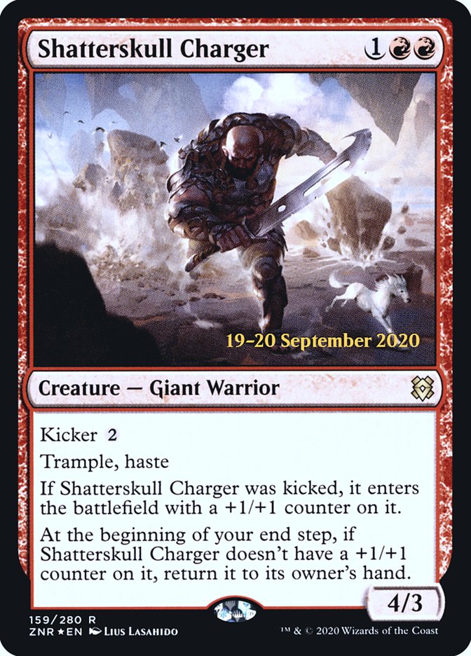 Shatterskull Charger  [Zendikar Rising Prerelease Promos] (PZNR 159S)