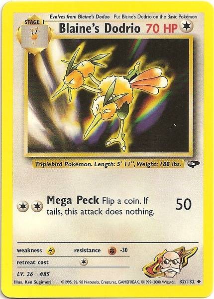 Blaine's Dodrio (32/132) [Gym Challenge]