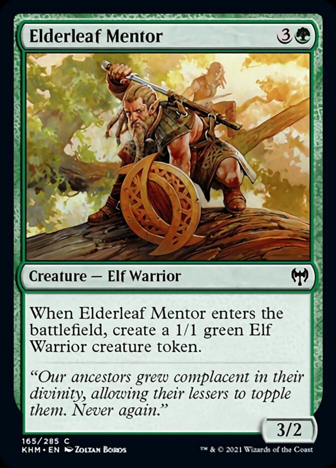 Elderleaf Mentor [Kaldheim] (KHM 165)