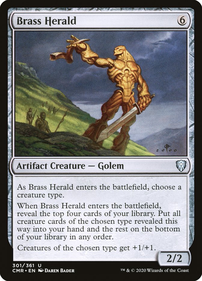 Brass Herald [Commander Legends] (CMR 301)