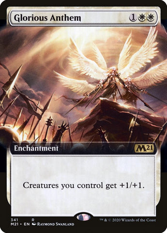 Glorious Anthem (Extended Art) [Core Set 2021] (M21 341)