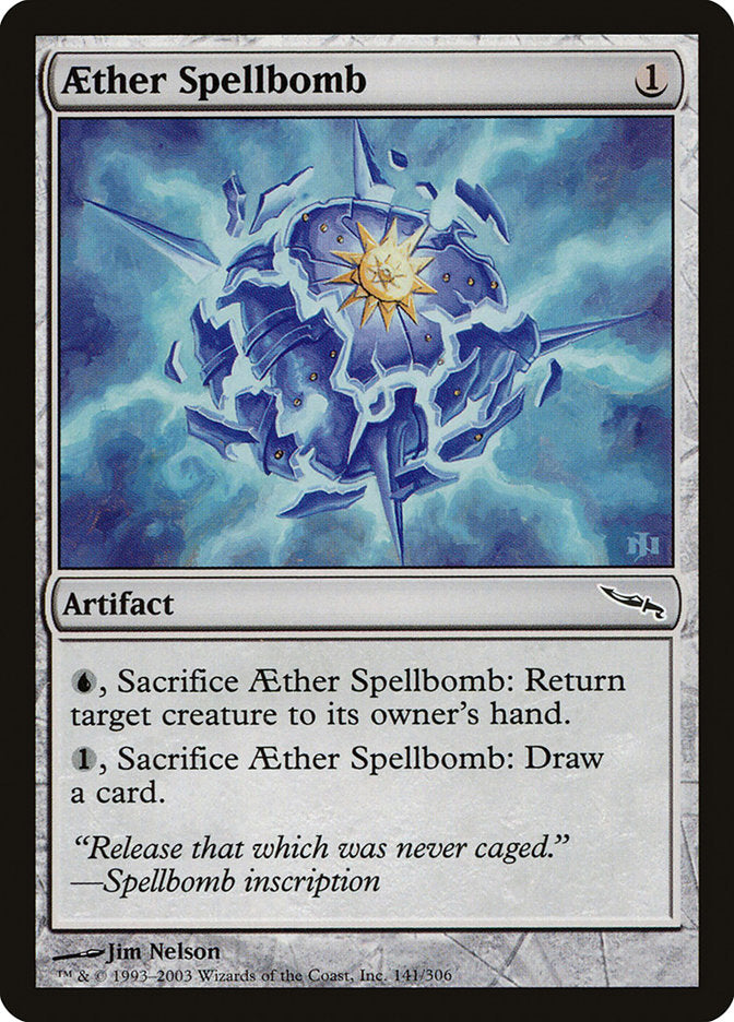 Aether Spellbomb [Mirrodin] (MRD 141)