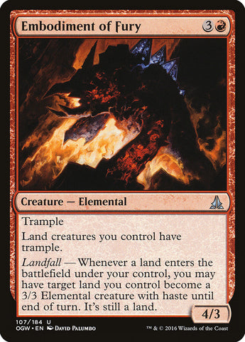 Embodiment of Fury [Oath of the Gatewatch] (OGW 107)