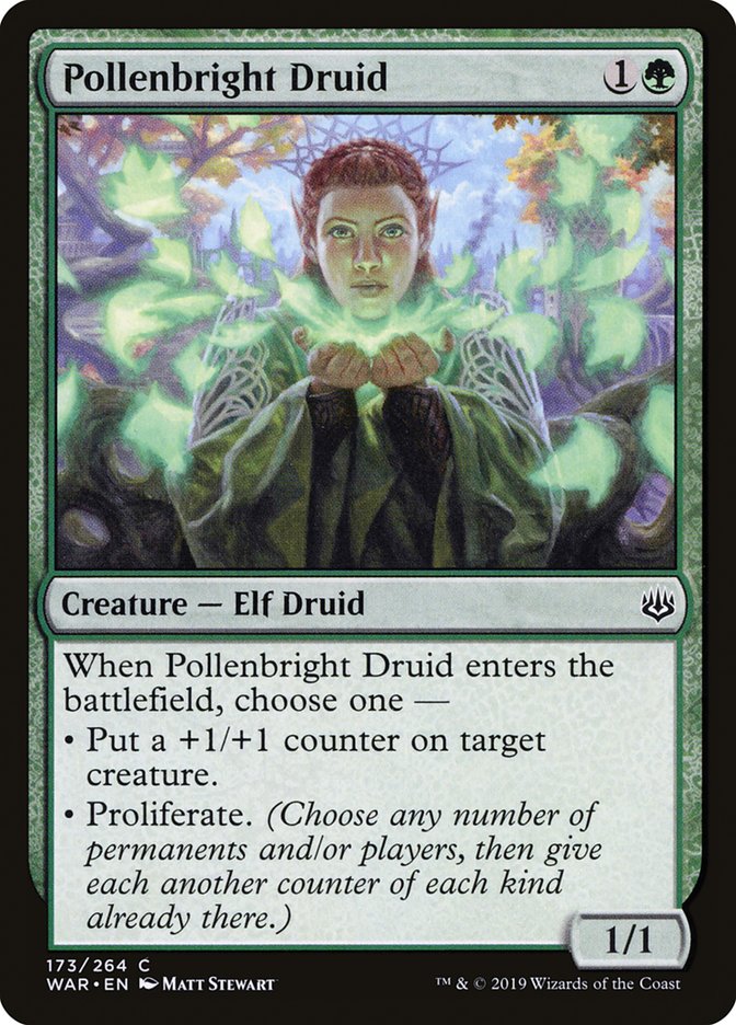 Pollenbright Druid [War of the Spark] (WAR 173)