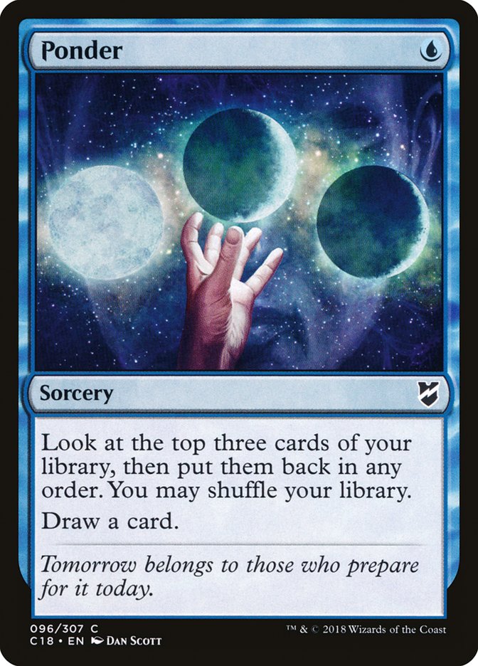 Ponder [Commander 2018] (C18 96)