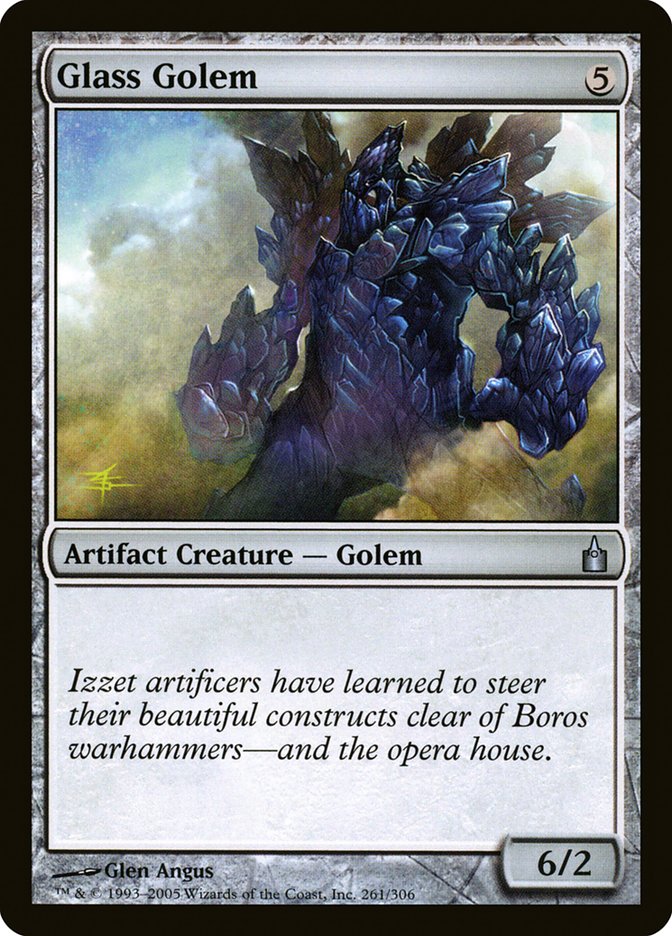 Glass Golem [Ravnica: City of Guilds] (RAV 261)