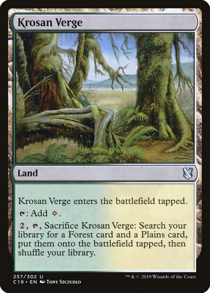 Krosan Verge [Commander 2019] (C19 257)