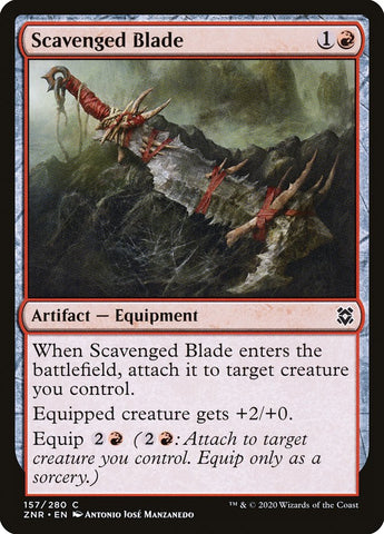 Scavenged Blade [Zendikar Rising] (ZNR 157)