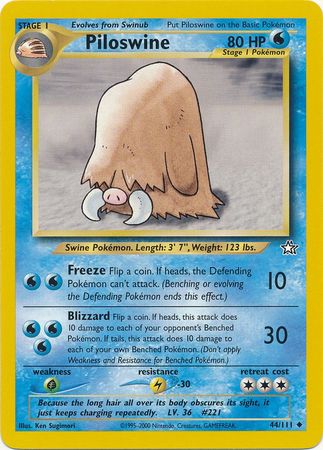 Piloswine (44/111) [Neo Genesis]