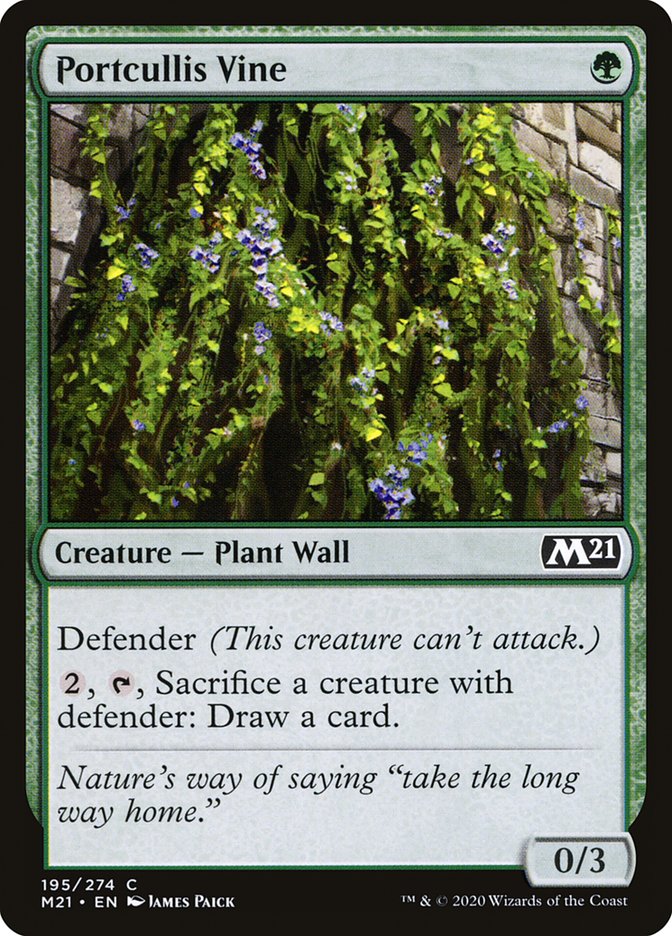 Portcullis Vine [Core Set 2021] (M21 195)