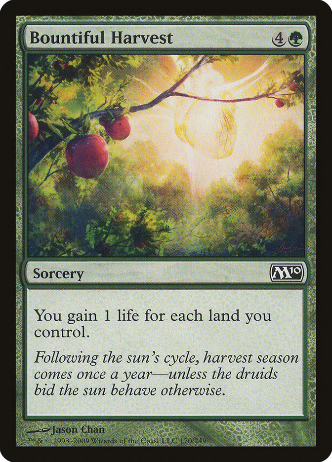 Bountiful Harvest [Magic 2010] (M10 170)