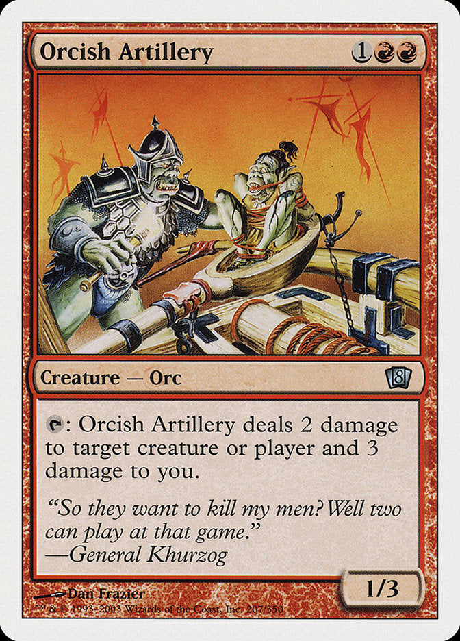 Orcish Artillery [Eighth Edition] (8ED 207)