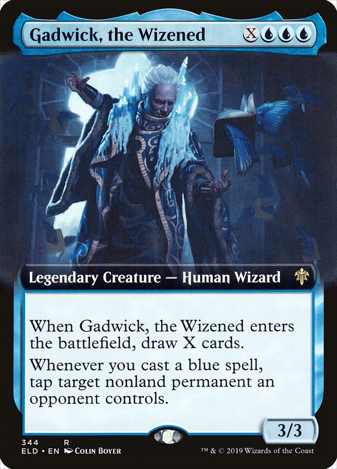 Gadwick, the Wizened (Extended Art) [Throne of Eldraine] (ELD 344)