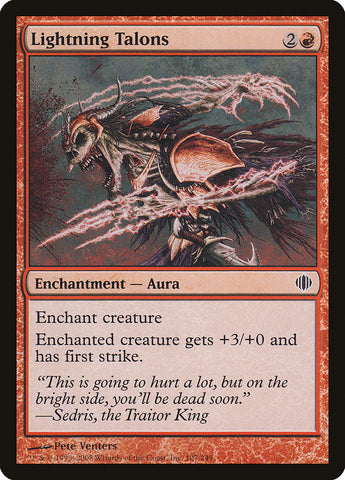 Lightning Talons [Shards of Alara] (ALA 107)