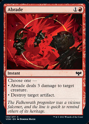Abrade [Innistrad: Crimson Vow] (VOW 139)