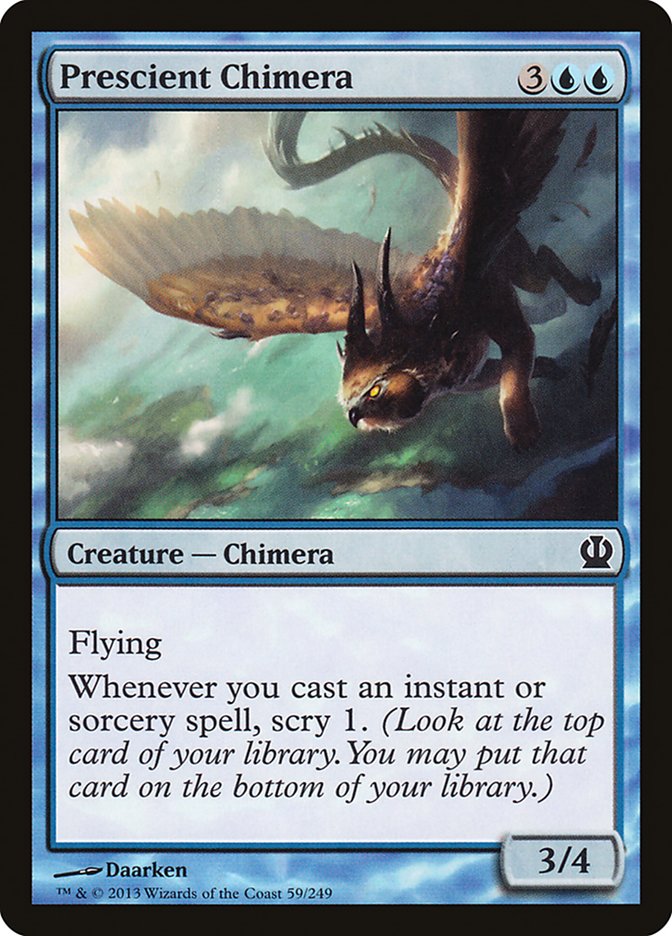 Prescient Chimera [Theros] (THS 59)