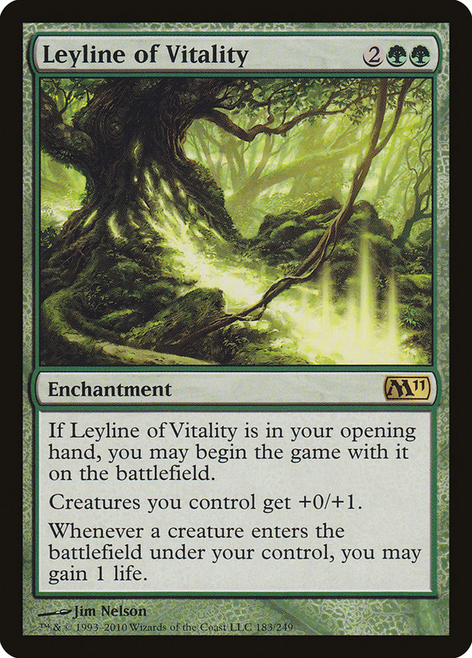 Leyline of Vitality [Magic 2011] (M11 183)