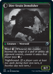 Burly Breaker // Dire-Strain Demolisher [Innistrad: Double Feature] (DBL 174)