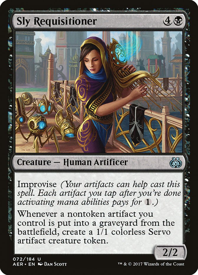 Sly Requisitioner [Aether Revolt] (AER 72)