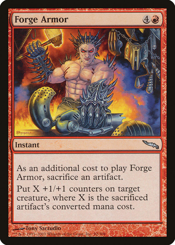 Forge Armor [Mirrodin] (MRD 92)