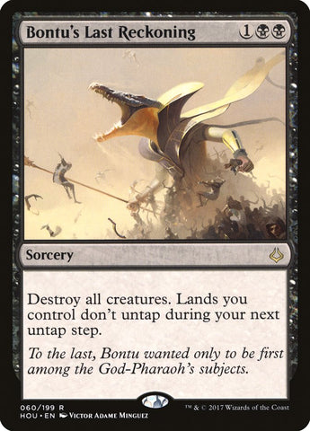 Bontu's Last Reckoning [Hour of Devastation] (HOU 60)