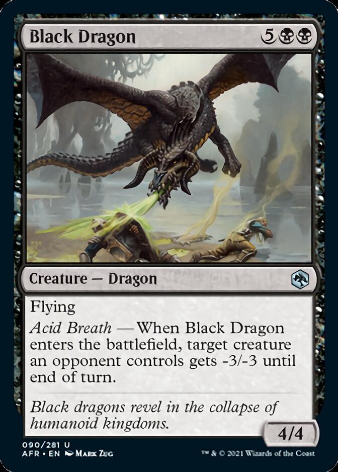 Black Dragon [Dungeons & Dragons: Adventures in the Forgotten Realms] (AFR 90)
