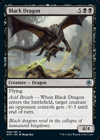 Black Dragon [Dungeons & Dragons: Adventures in the Forgotten Realms] (AFR 90)
