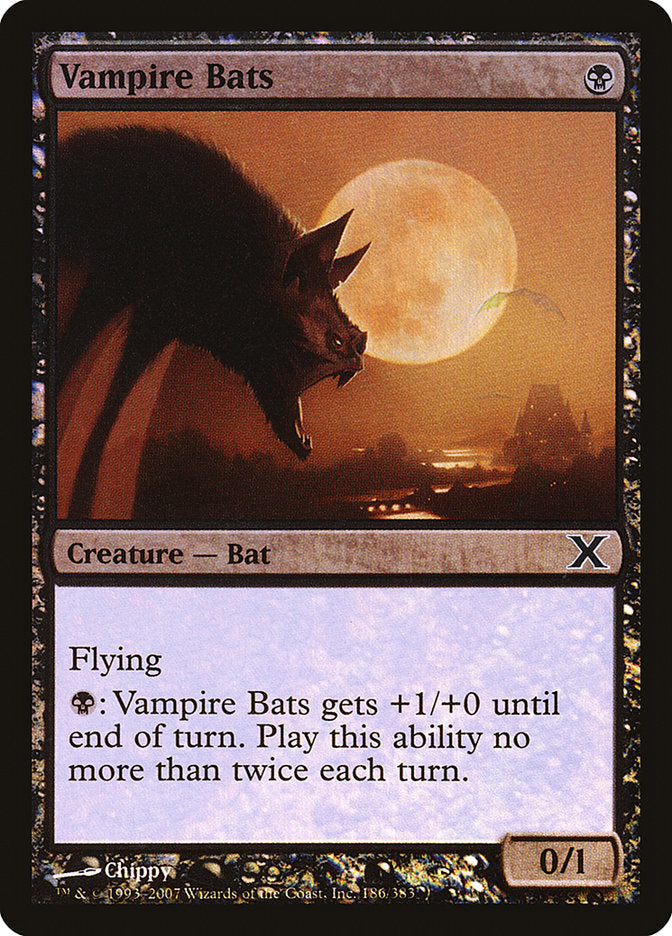 Vampire Bats (Premium Foil) [Tenth Edition] (10E 186)