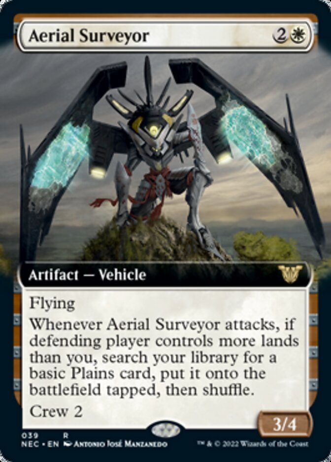 Aerial Surveyor (Extended) [Kamigawa: Neon Dynasty Commander] (NEC 39)