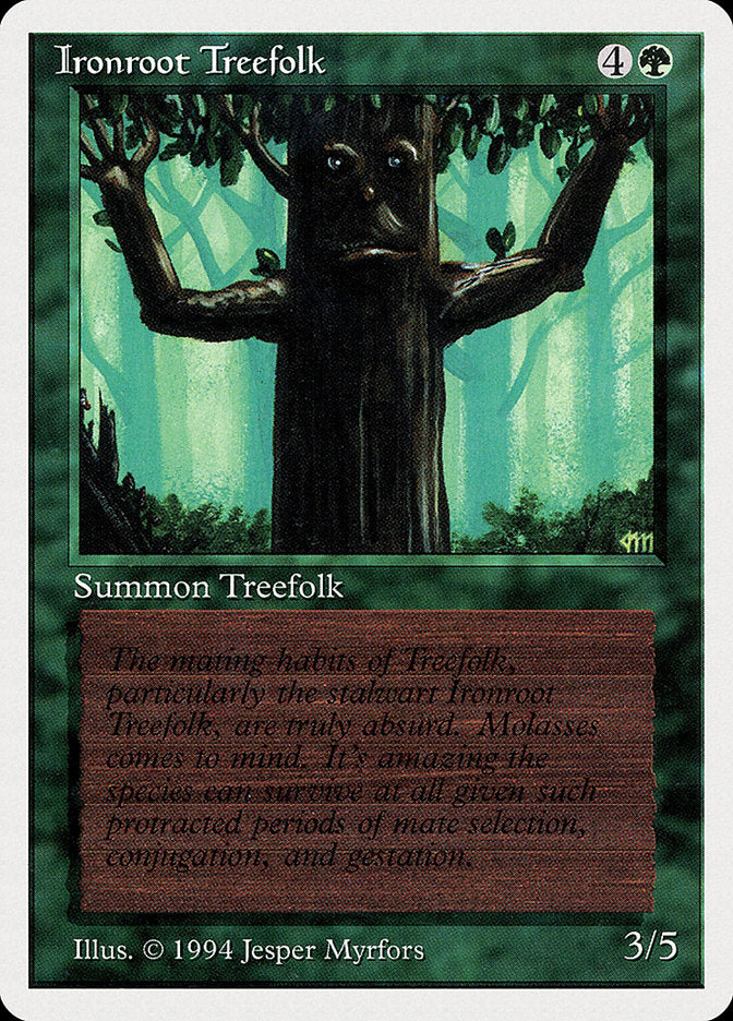 Ironroot Treefolk [Summer Magic / Edgar] (SUM 204)